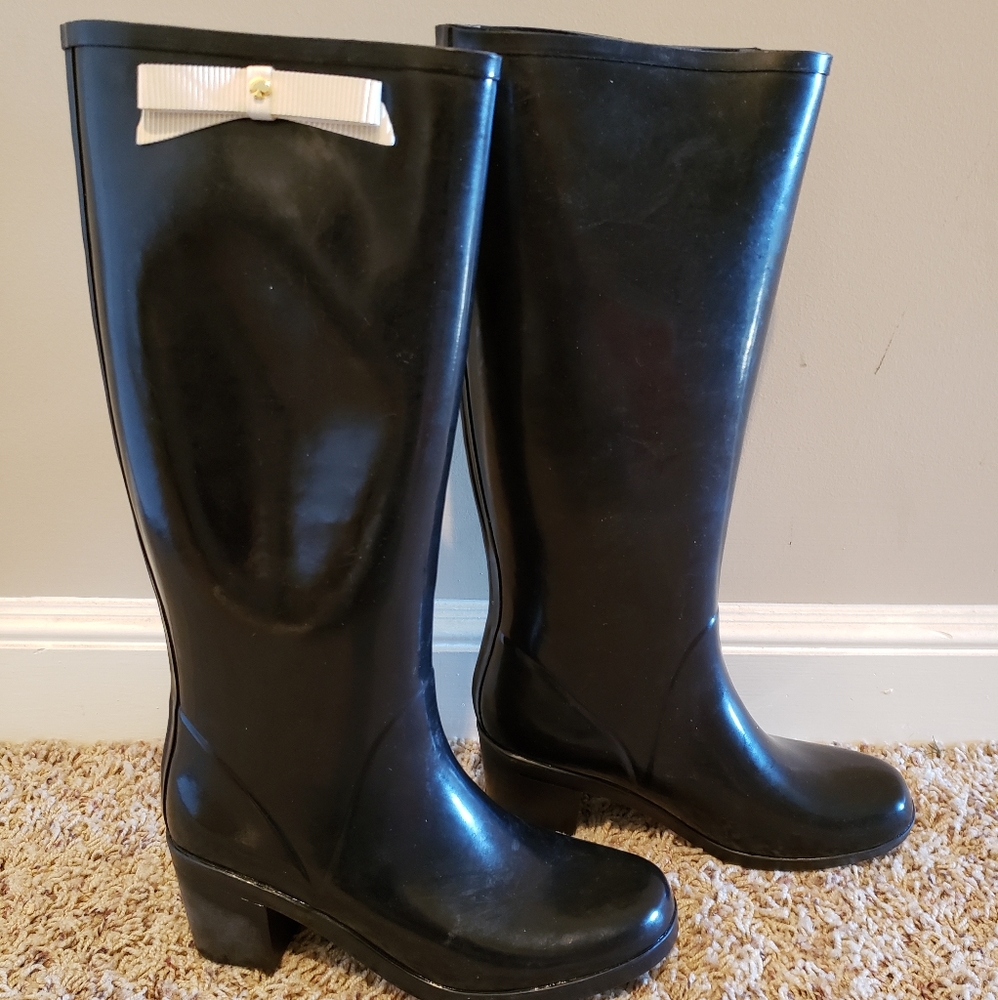 Kate Spade rain boots size 8